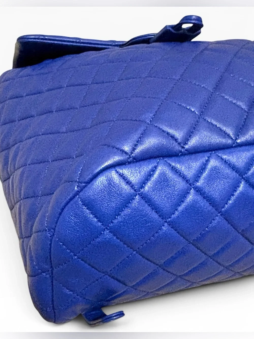 CHANEL Urban Spirit Large Backpack Royal Blue Quilted Lambskin 22 Series